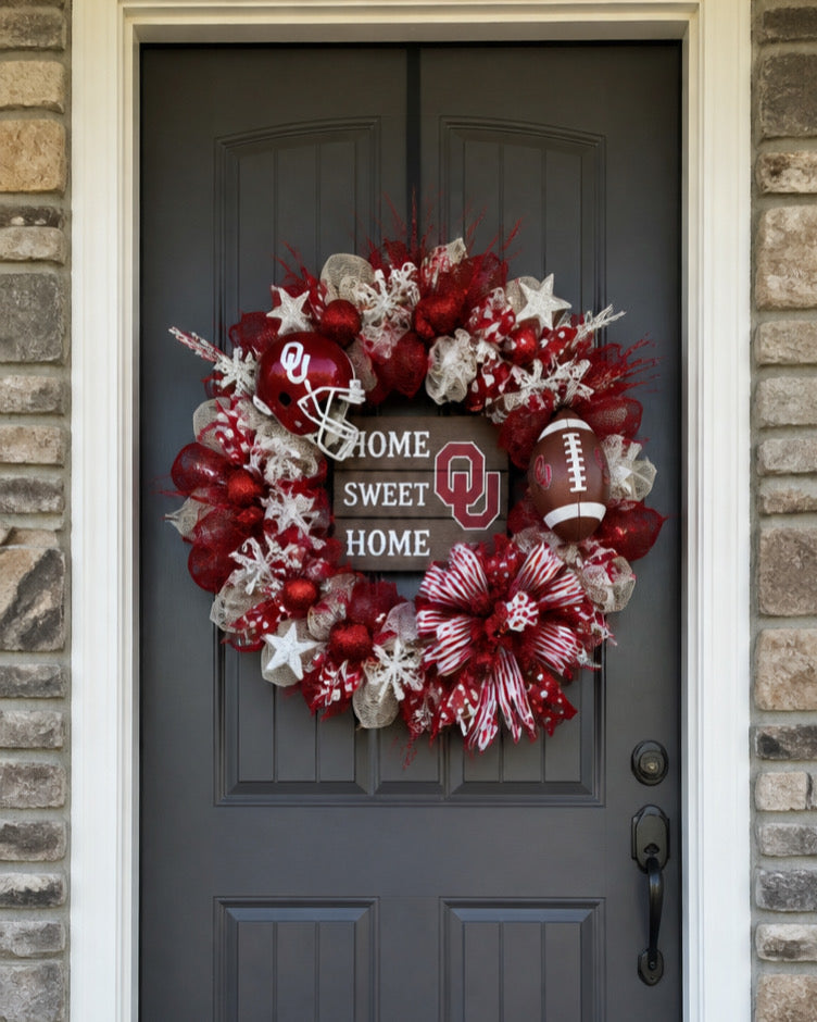 College Football Wreaths