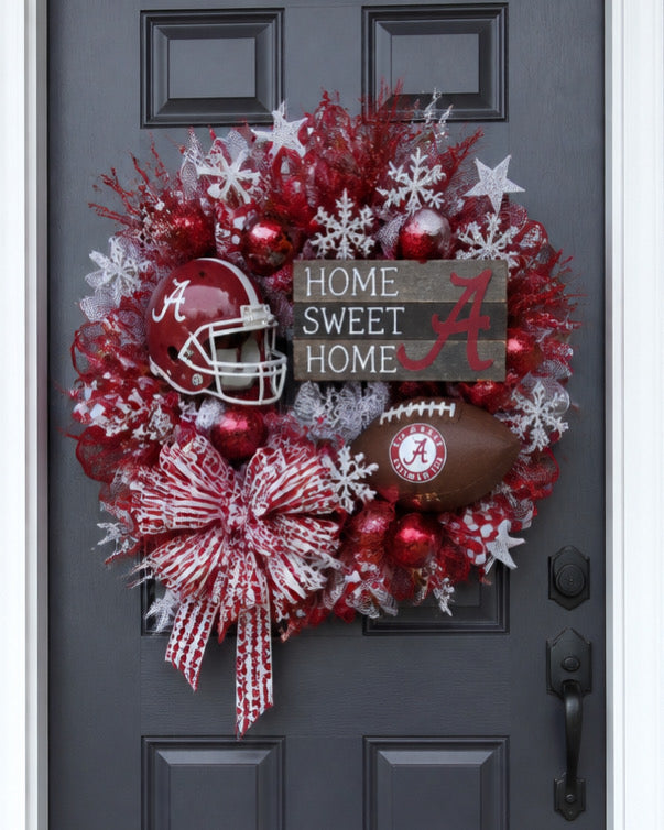 College Football Wreaths