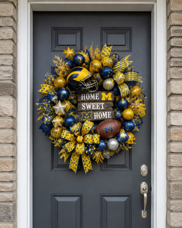 College Football Wreaths