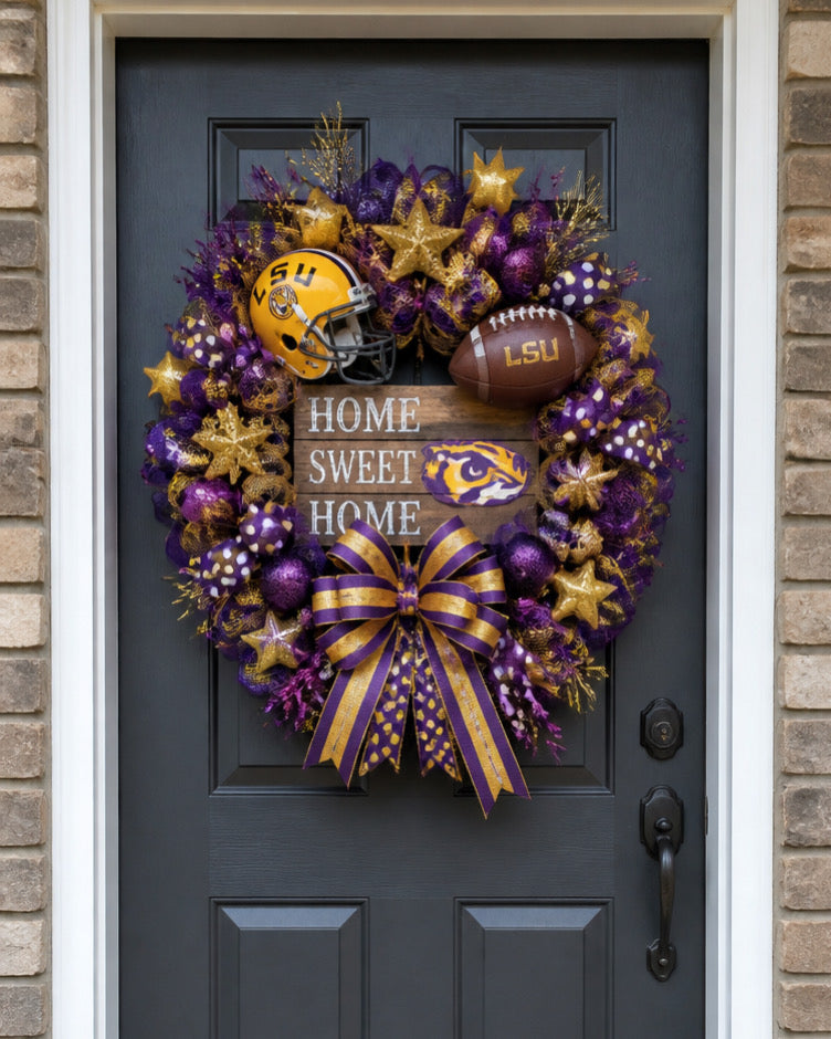 College Football Wreaths